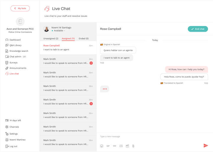 Switch seamlessly between Automate and LiveChat